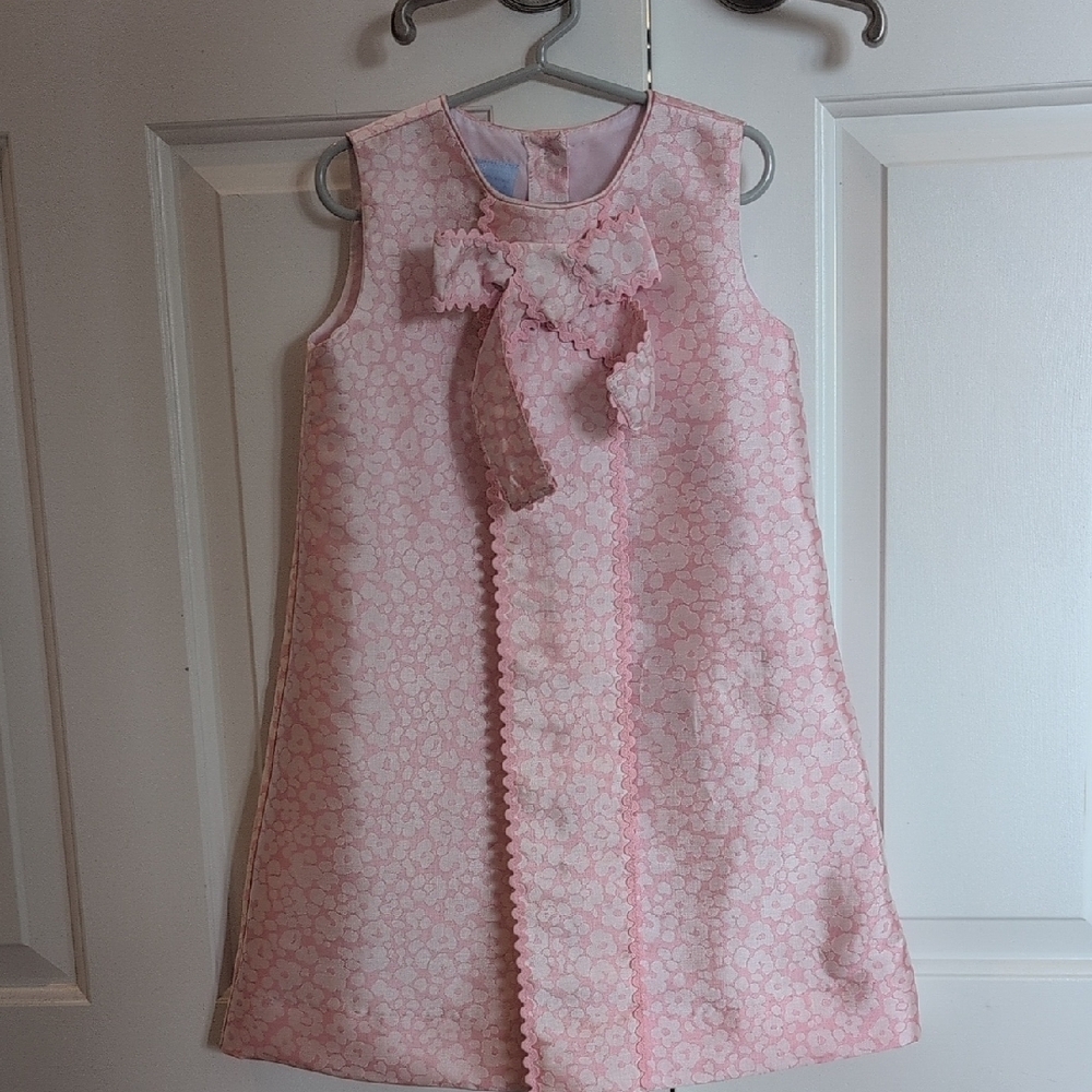 bella bliss Pink Floral Kids Formal Dress